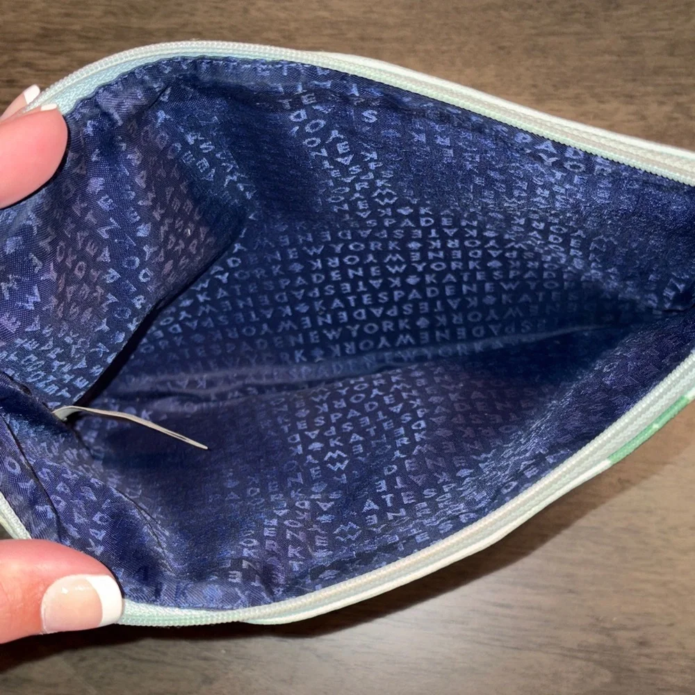 Kate Spade I Need A Vacation Blue and Green Tote Bag Set - Picture 10 of 16